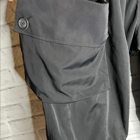 Y-3 black twill cargo pants